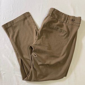 Maurices 18R Queen Size Brown Straight Leg Slacks